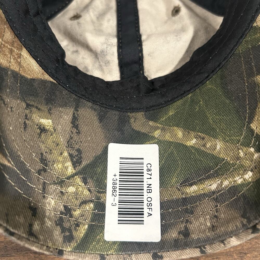 Vintage NWT Mossy Oak Camo Snapback Hat Cap Port Authority Hunting Deadstock NOS - Picture 9 of 10